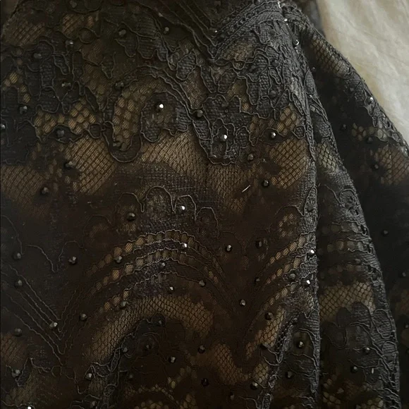 La Femme 2 Piece Beaded and lace skirt and top size 2 - Picture 6 of 10